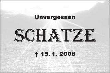 Traueranzeige von Schatze  von Braunschweiger Zeitung