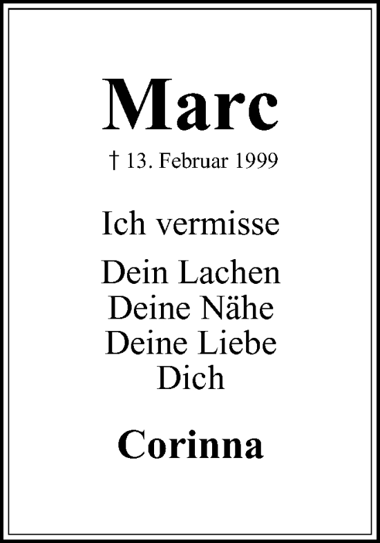 Traueranzeige von Marc  von Braunschweiger Zeitung