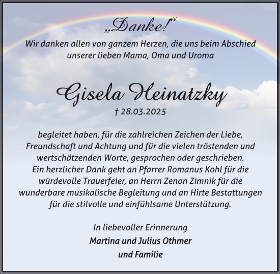 Traueranzeige von Gisela Heinatzky von Salzgitter-Zeitung